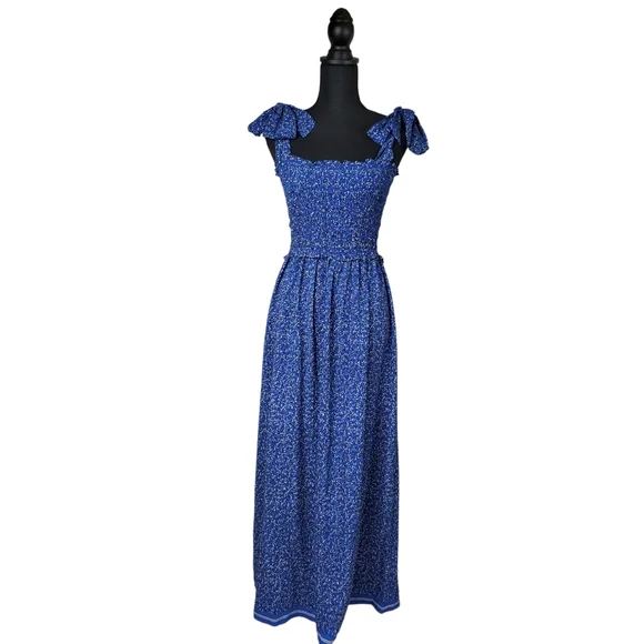 Max Studio | Dresses | Nwt Max Studio Long Blue Maxi Sun Dress Beachwear Sz  Small | Poshmark